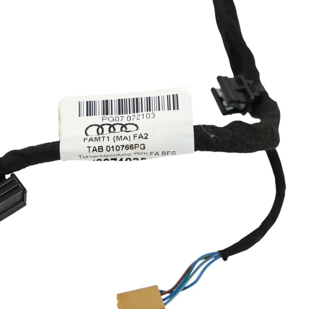 Audi Q3 8U Cablaggio Porta Cavo Anteriore Lato Guida - SKU 8U0971035AK - Numero di parte 8U0971035AK