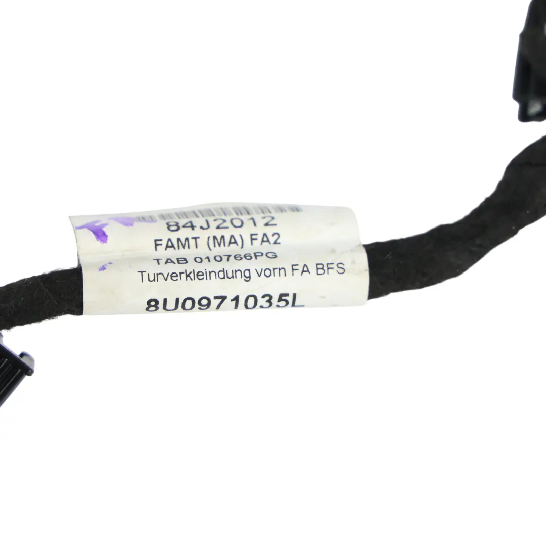 Audi Q3 8U Arnés Cableado Puerta Delantero Derecho - SKU 8U0971035L - Número de pieza 8U0971035L