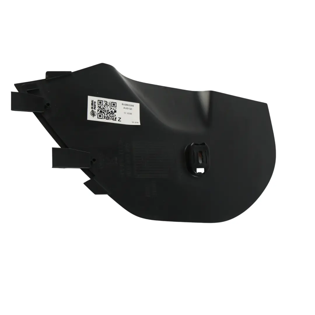 Audi Q3 8U Centre Console Side Panel Trim Cover Black Left N/S - SKU RHD-8U2863305 - Part number 8U2863305