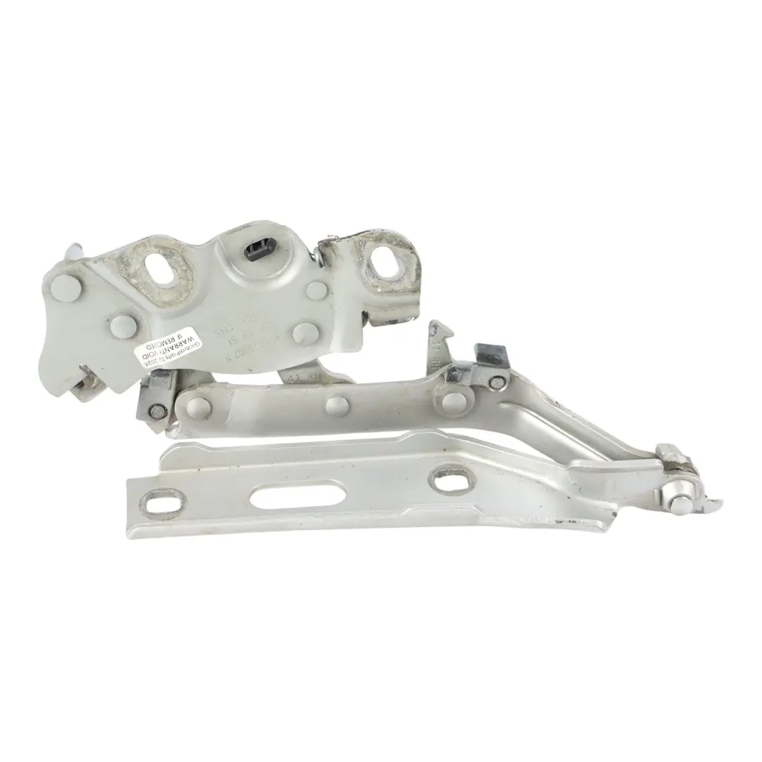 Audi A3 8V Front Bonnet Hood Hinge Right O/S Ice Silver - X7W - SKU 8V0823302F-ICS - Part number 8V0823302F