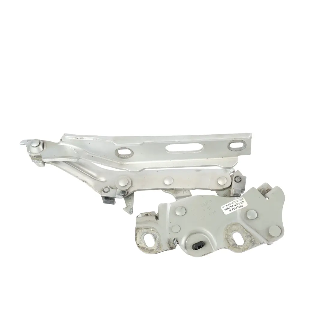 Audi A3 8V Bisagra Capó Delantero Derecha Plata Hielo - X7W - SKU 8V0823302F-ICS - Número de pieza 8V0823302F