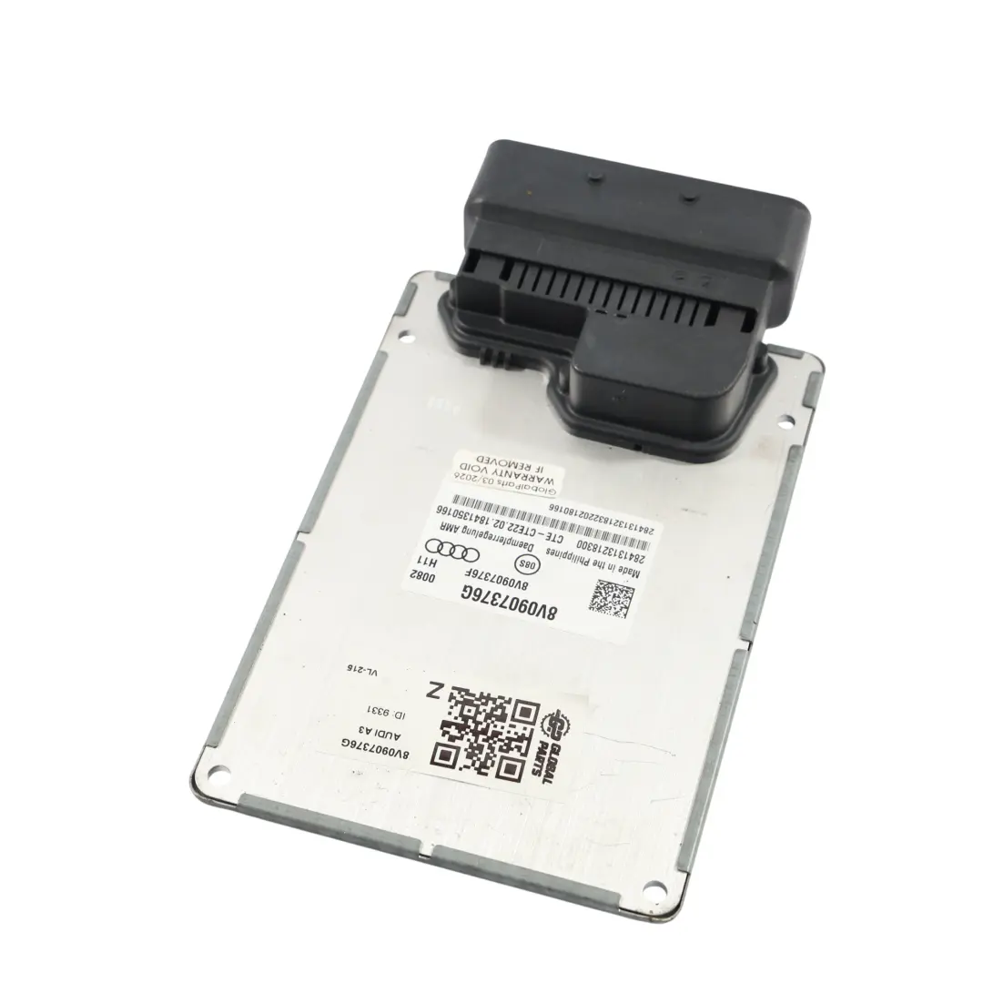 Audi A3 S3 8V Fahrwerk Dämpfungssteuergerät Modul - SKU 8V0907376G - Teilenummer 8V0907376G