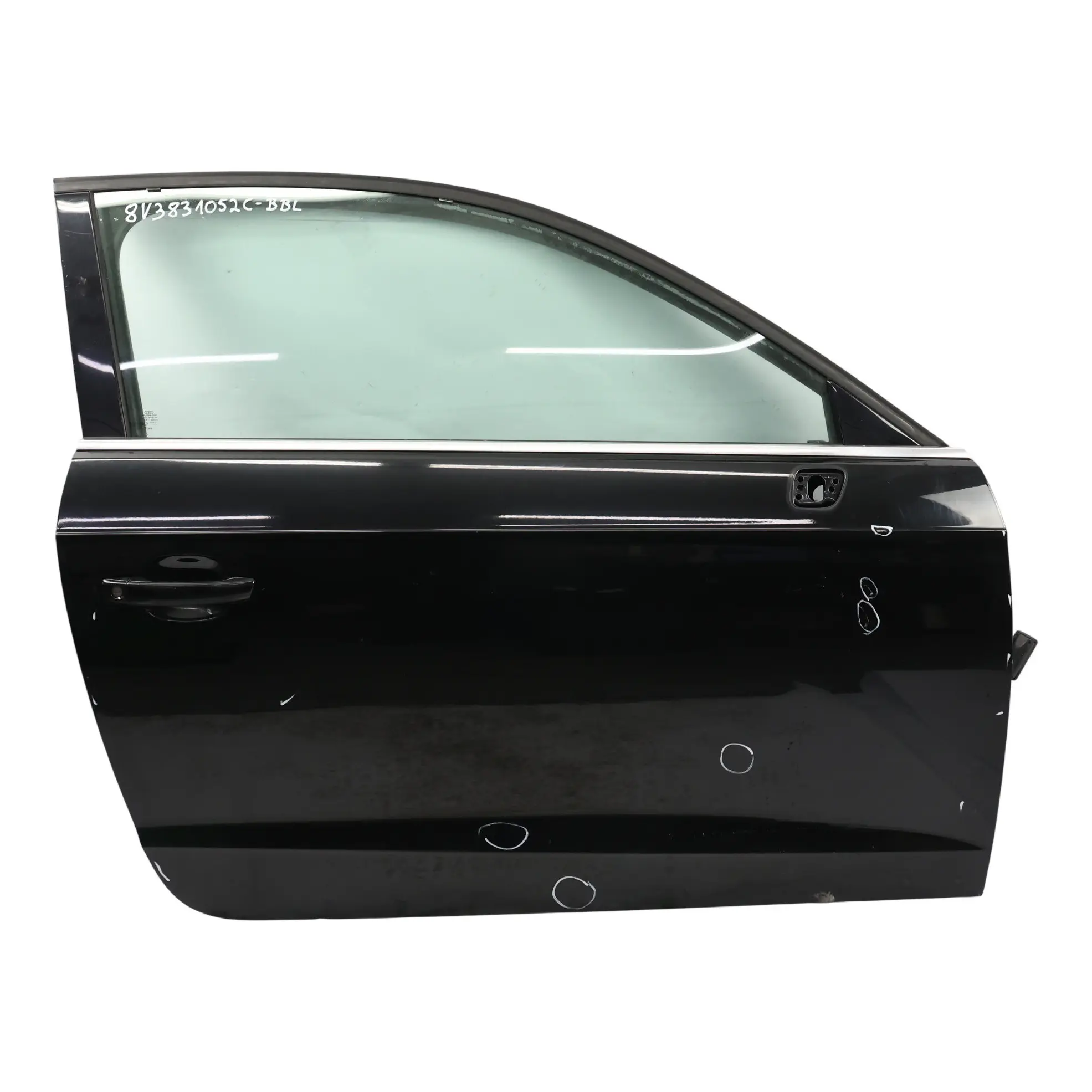 Audi A3 8V Door Front Right O/S 3-Door Variant Brilliant Black Metallic - Y9B