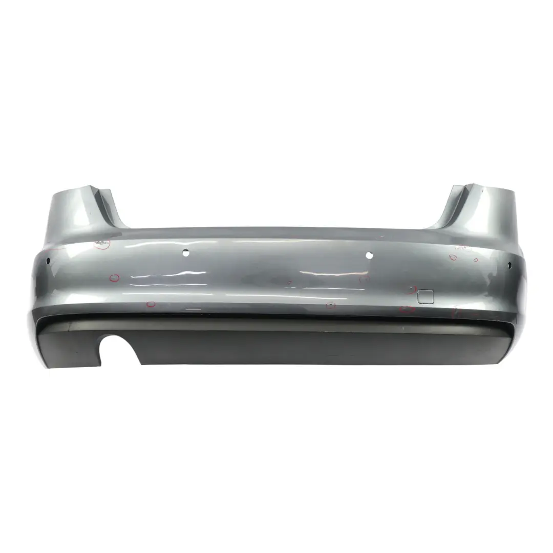 Audi A3 8V Rear Bumper Trim Panel Covering Monsoon Grey Metallic - X7R - SKU 8V4807067A-MOG - Part number 8V4807067A