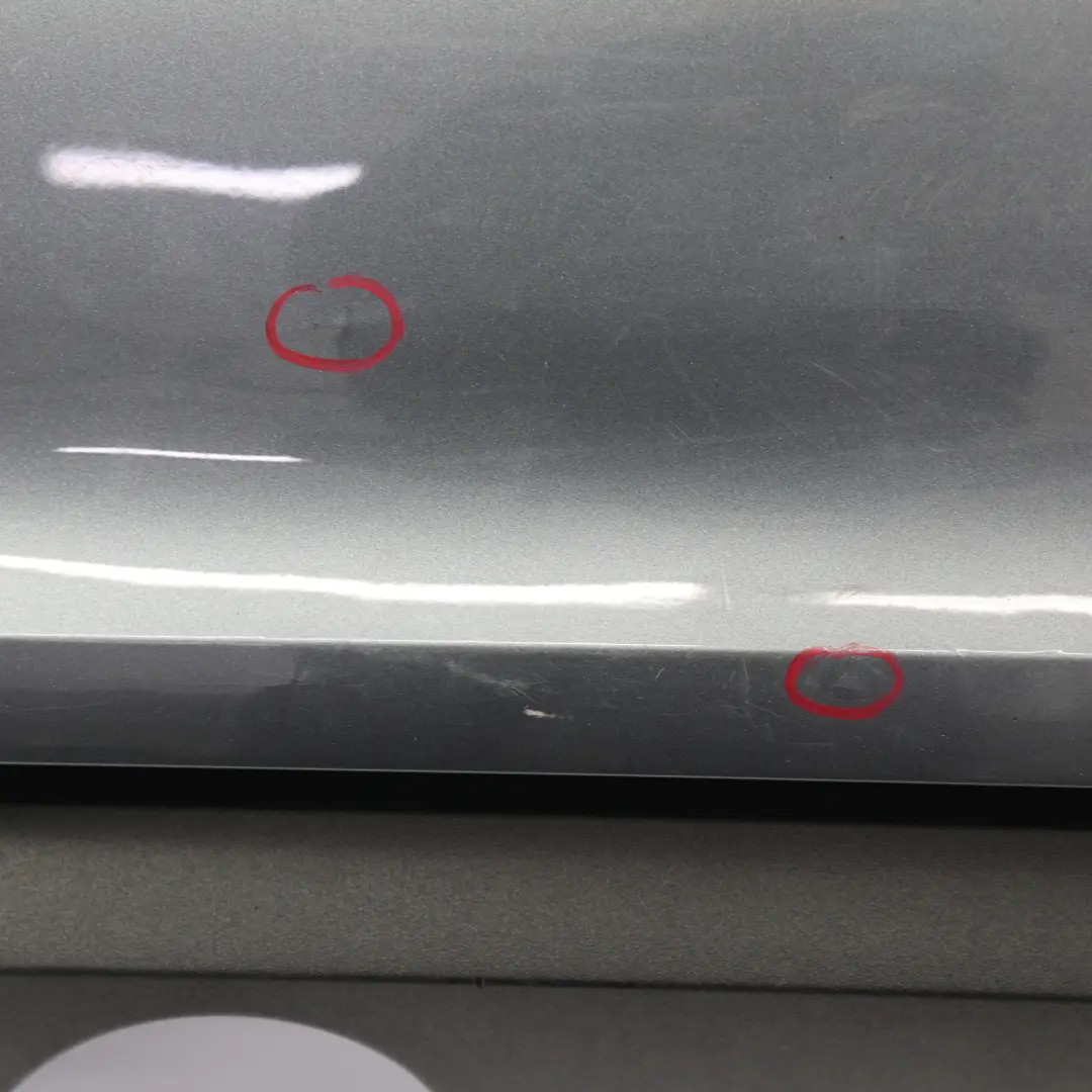 Audi A3 8V Rear Bumper Trim Panel Covering Monsoon Grey Metallic - X7R - SKU 8V4807067A-MOG - Part number 8V4807067A