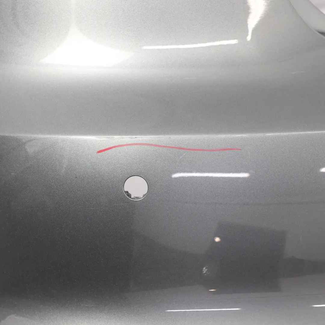 Audi A3 8V Rear Bumper Trim Panel Covering Monsoon Grey Metallic - X7R - SKU 8V4807067A-MOG - Part number 8V4807067A