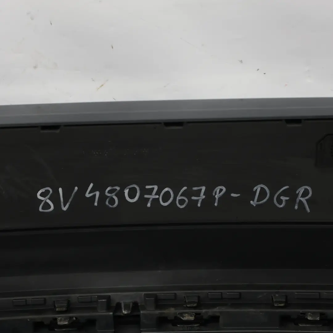 Audi S3 8V Rear Bumper Trim Panel Cover Daytona Grey Pearl Effect - Z7S - SKU 8V4807067P-DGR - Part number 8V4807067P