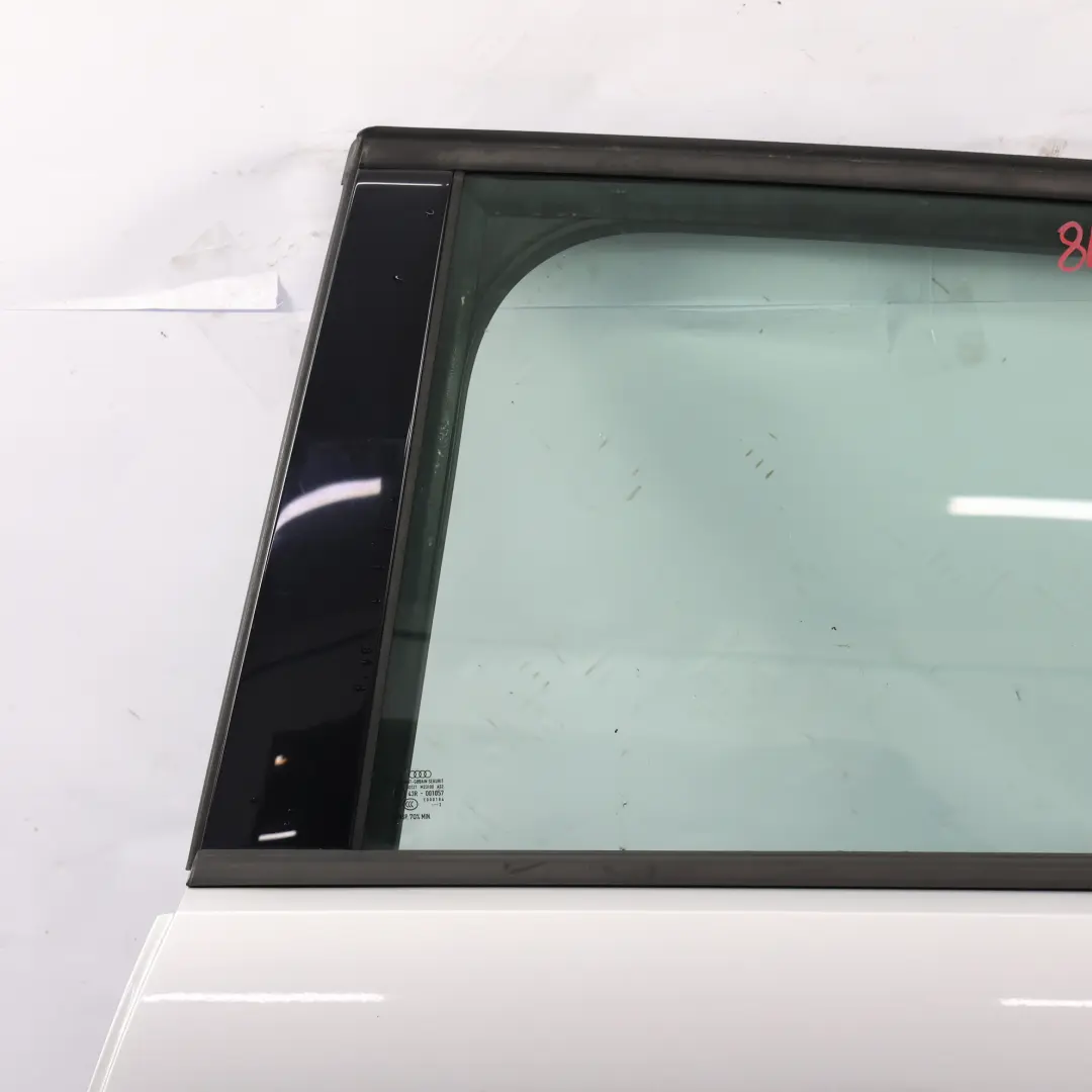 Audi A3 8V Sportback Door Rear Left N/S Ice Silver Metallic - X7W - SKU 8V4833051A-ICS - Part number 8V4833051A