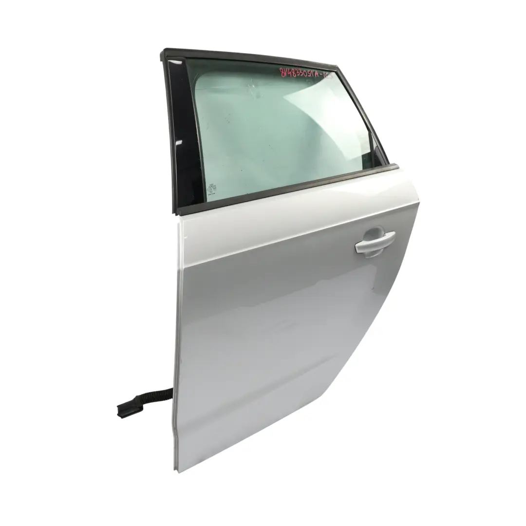 Sportback Door Rear Left N/S Ice Silver Metallic - X7W to Audi A3 8V with Part number 8V4833051A Audi A3 8V Sportback Door Rear Left N/S Ice Silver Metallic - X7W - SKU 8V4833051A-ICS - Part number 8V4833051A
