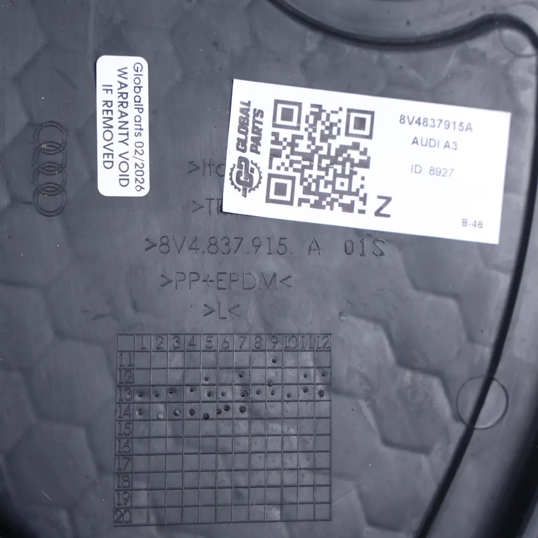 Serratura Porta Pannello Accesso Anteriore Sinistra per Audi A3 8V A3 S3 con numero di parte 8V4837915A Audi A3 8V A3 S3 Serratura Porta Pannello Accesso Anteriore Sinistra - SKU 8V4837915A - Numero di parte 8V4837915A