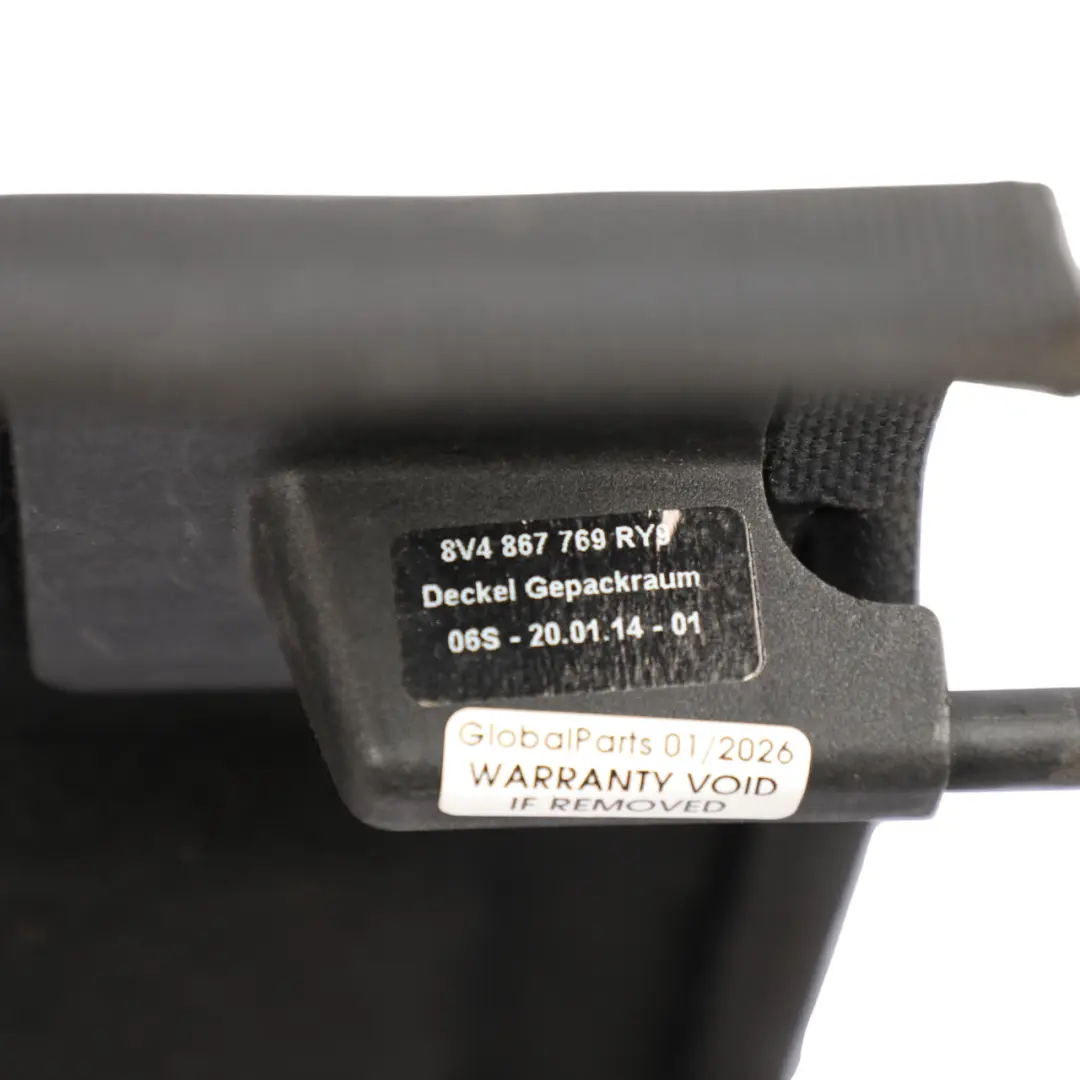 Audi A3 8V Sportback Lunotto Posteriore Ripiano Pacchi Copertura - SKU 8V4867769 - Numero di parte 8V4867769