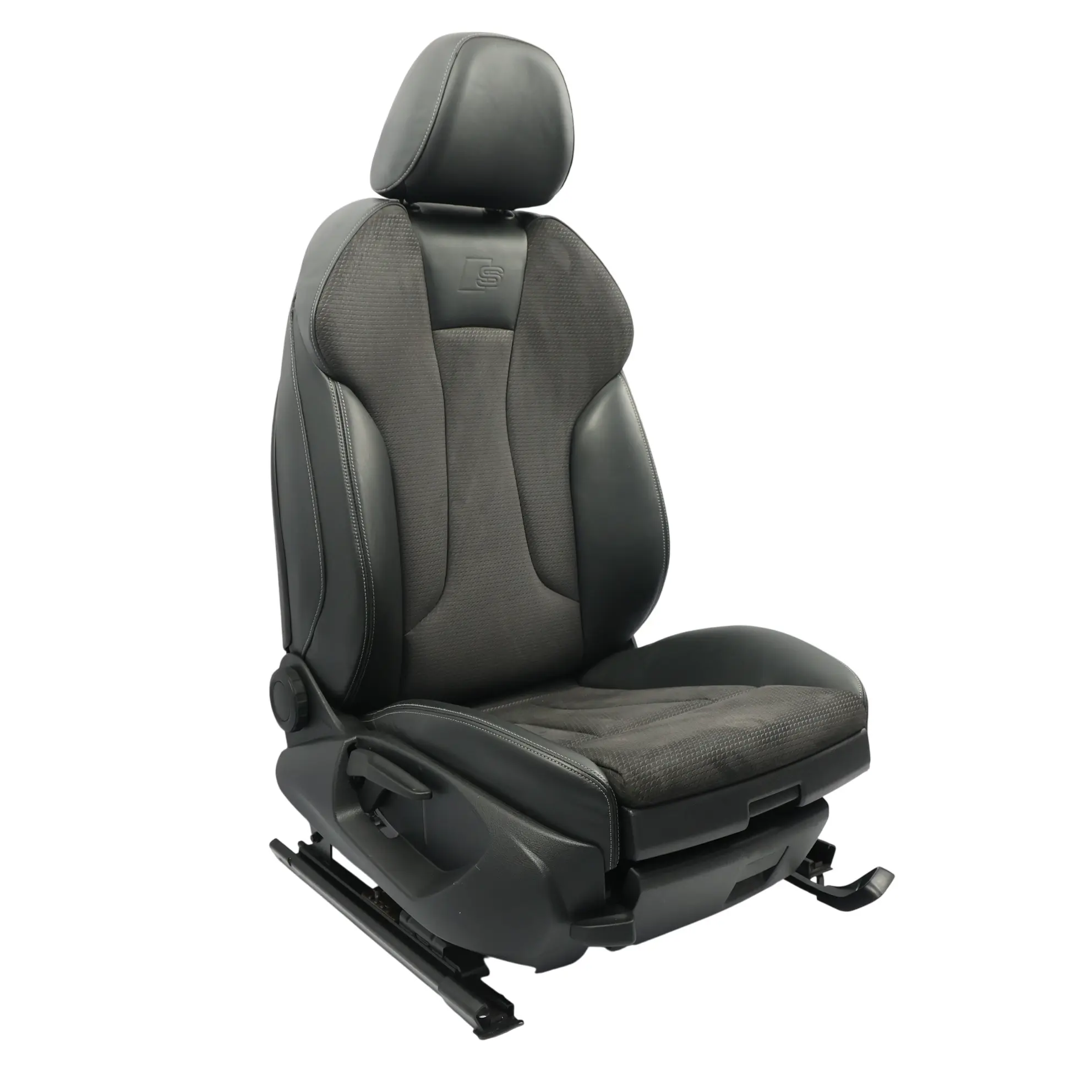 Audi S3 8V 5D Asiento Delantero Sport Calefactable Tela/Cuero Negro Gris Derecho