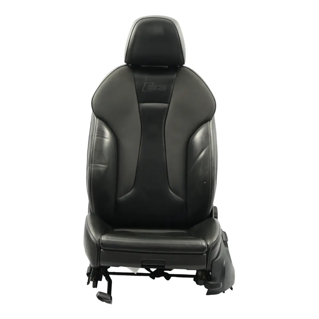 Asiento Delantero Deportivo Cuero Negro Izquierdo para Audi S3 8V con número de pieza 8V4881805M Audi S3 8V Asiento Delantero Deportivo Cuero Negro Izquierdo - SKU 8V4881805M-1 - Número de pieza 8V4881805M