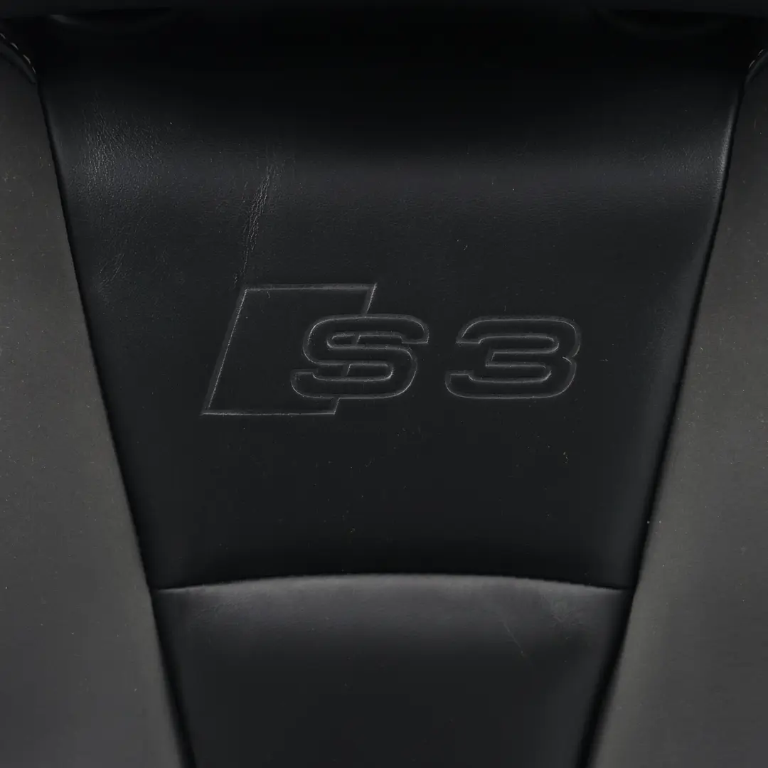Audi S3 8V Fotel Przedni Sport Ogrzewany Skórzany Czarny Lewy - SKU 8V4881805M-1 - Numer Części 8V4881805M