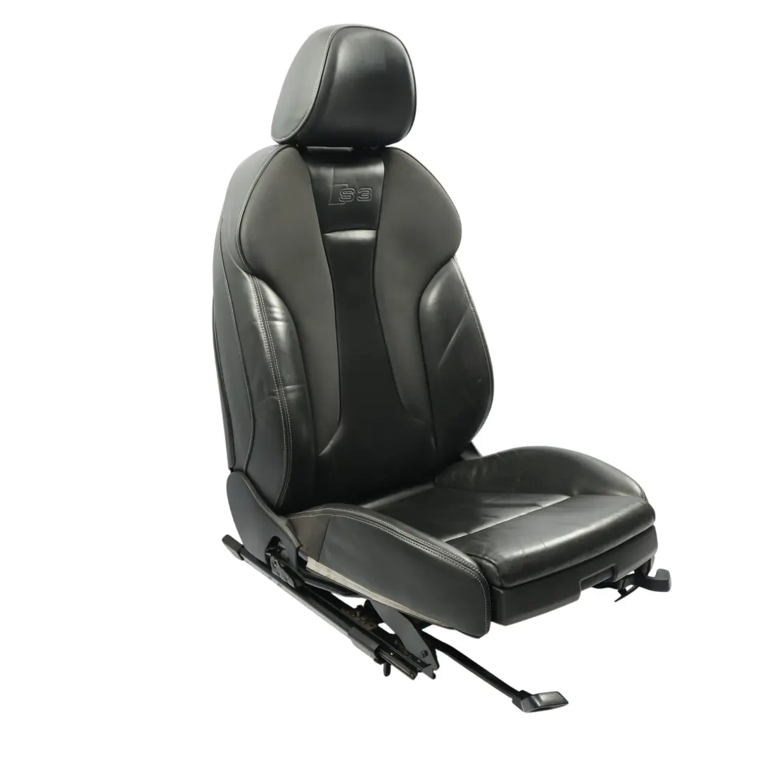 Siège Avant Sport Chauffant Cuir Noir Gauche pour Audi S3 8V à propos du numéro de pièce 8V4881805M Audi S3 8V Siège Avant Sport Chauffant Cuir Noir Gauche - SKU 8V4881805M-1 - Numéro de pièce 8V4881805M