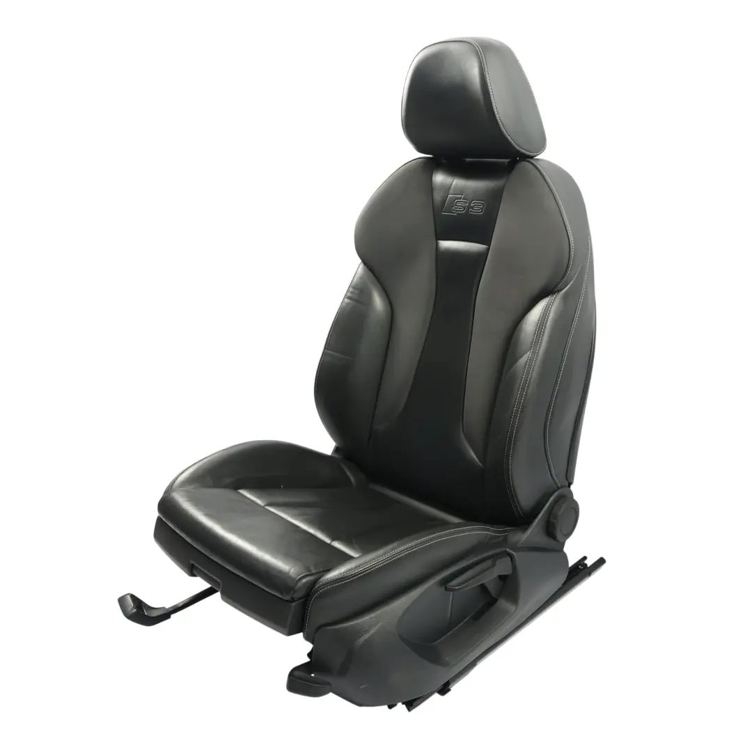 Sedile Anteriore Sport Riscaldato Pelle Nero Sinistro per Audi S3 8V con numero di parte 8V4881805M Audi S3 8V Sedile Anteriore Sport Riscaldato Pelle Nero Sinistro - SKU 8V4881805M-1 - Numero di parte 8V4881805M