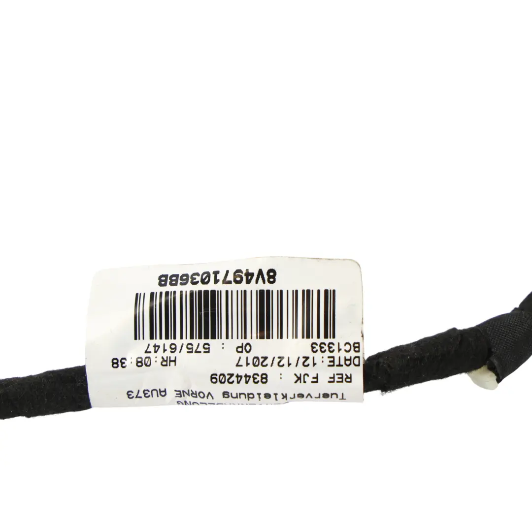 Audi A3 8V Sportback Cablaggio Porta Anteriore Passeggero - SKU 8V4971036BB - Numero di parte 8V4971036BB