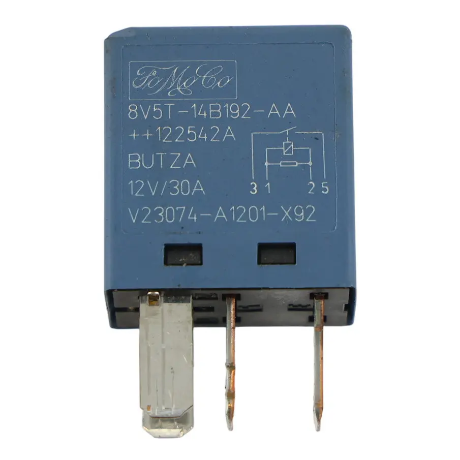 Ford Fiesta Mk7 Relais 4-Polig Fomoco Einheit - SKU 8V5T-14B192-AA-1 - Teilenummer 8V5T-14B192-AA