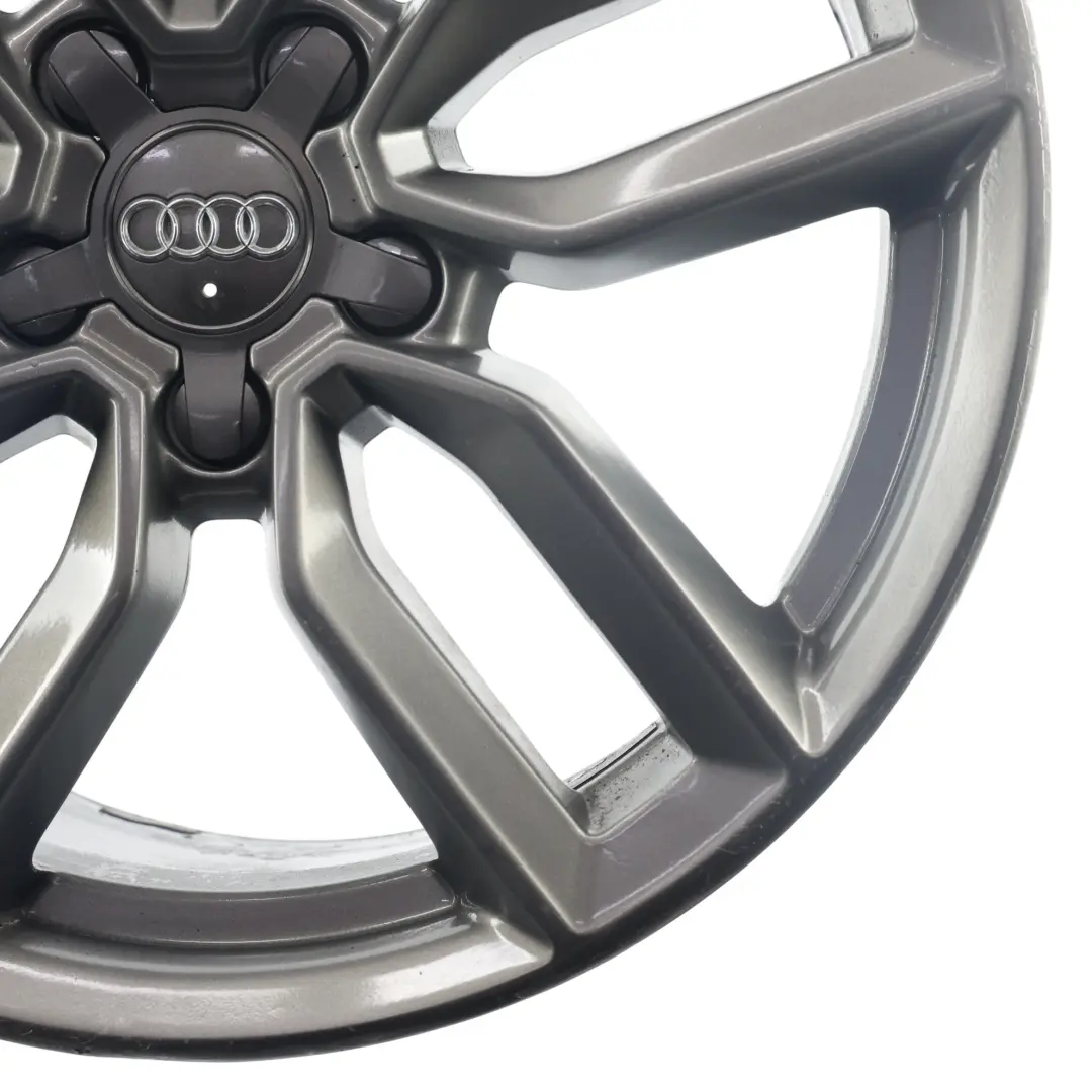 Rim Alloy Silver 18" 8J ET:40 Star Double Spoke to Audi A4 B9 Wheel with Part number 8W0601025M Audi A4 B9 Wheel Rim Alloy Silver 18" 8J ET:40 Star Double Spoke - SKU 8W0601025M-4 - Part number 8W0601025M
