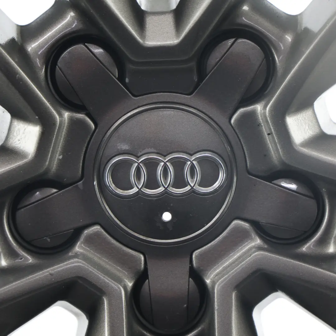 Rim Alloy Silver 18" 8J ET:40 Star Double Spoke to Audi A4 B9 Wheel with Part number 8W0601025M Audi A4 B9 Wheel Rim Alloy Silver 18" 8J ET:40 Star Double Spoke - SKU 8W0601025M-4 - Part number 8W0601025M