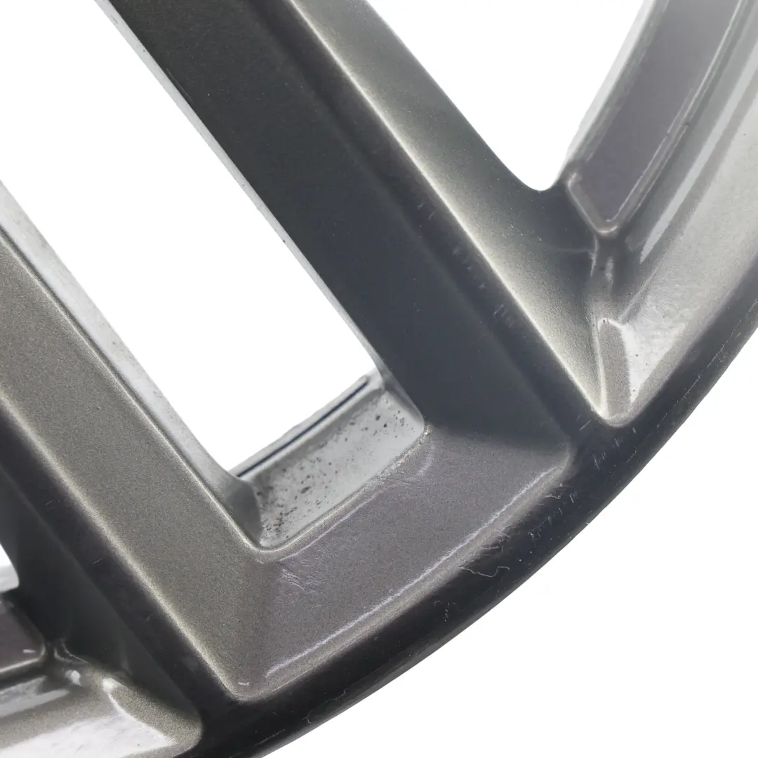 Audi A4 B9 Wheel Rim Alloy Silver 18" 8J ET:40 Star Double Spoke - SKU 8W0601025M-4 - Part number 8W0601025M