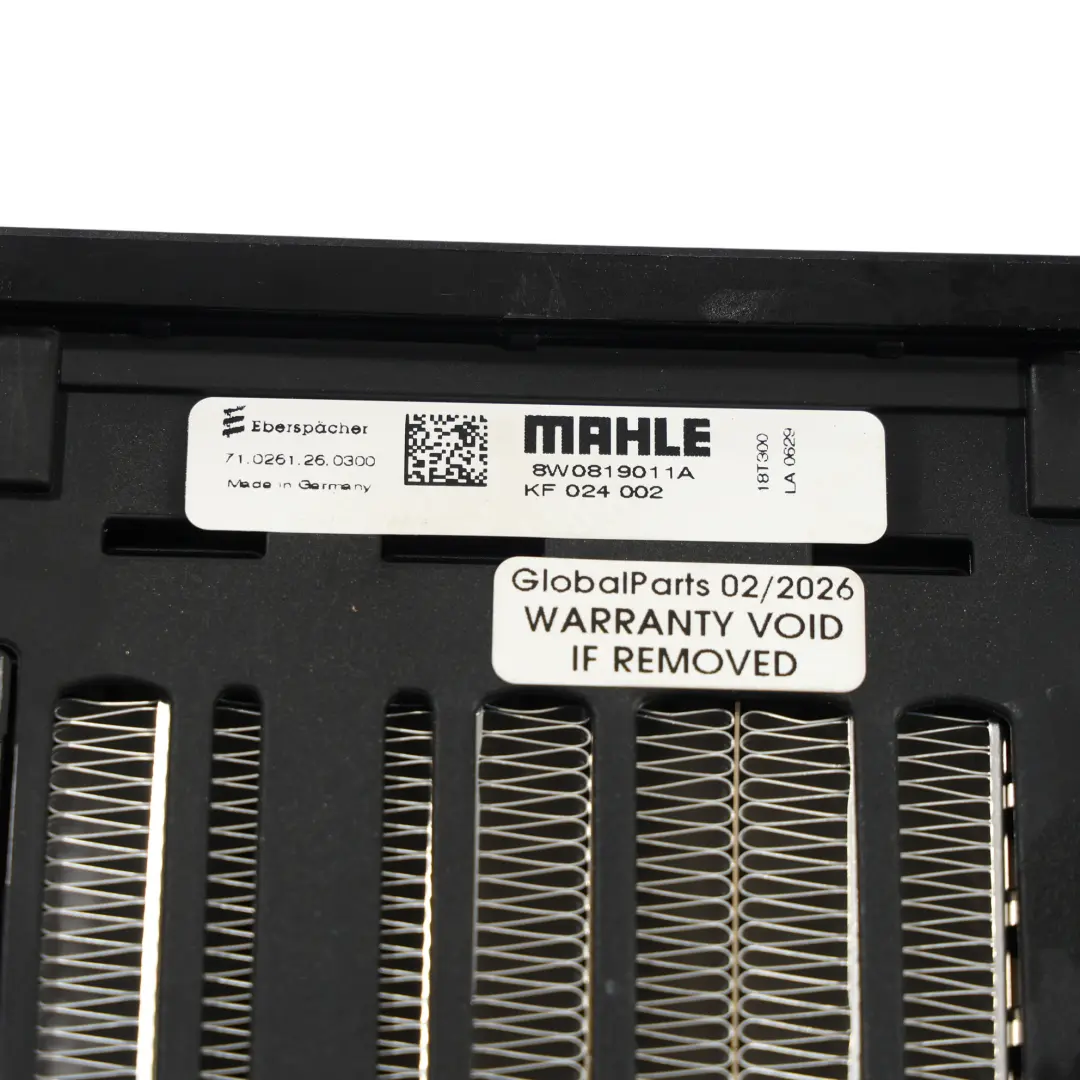 Audi A6 C8 Nagrzewnica Elektryczna Grzałka - SKU 8W0819011A - Numer Części 8W0819011A