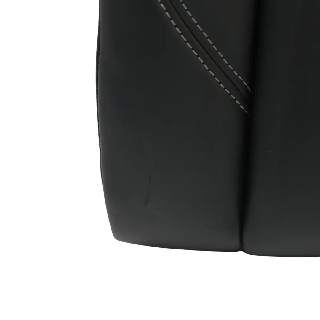 Sitzlehne Abdeckung Links Leder Soul Schwarz Cliff Grau für Audi A4 F5 mit Teilenummer 8W0885805F Audi A4 F5 Sitzlehne Abdeckung Links Leder Soul Schwarz Cliff Grau - SKU 8W0885805F - Teilenummer 8W0885805F