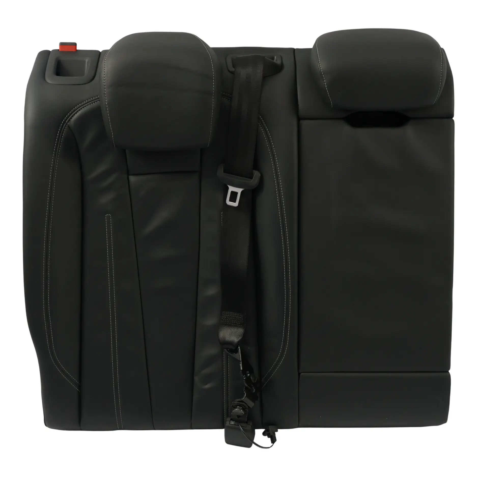 Audi A5 F5 Respaldo Asiento Trasero Cuero Negro Gris Reposabrazos Derecho