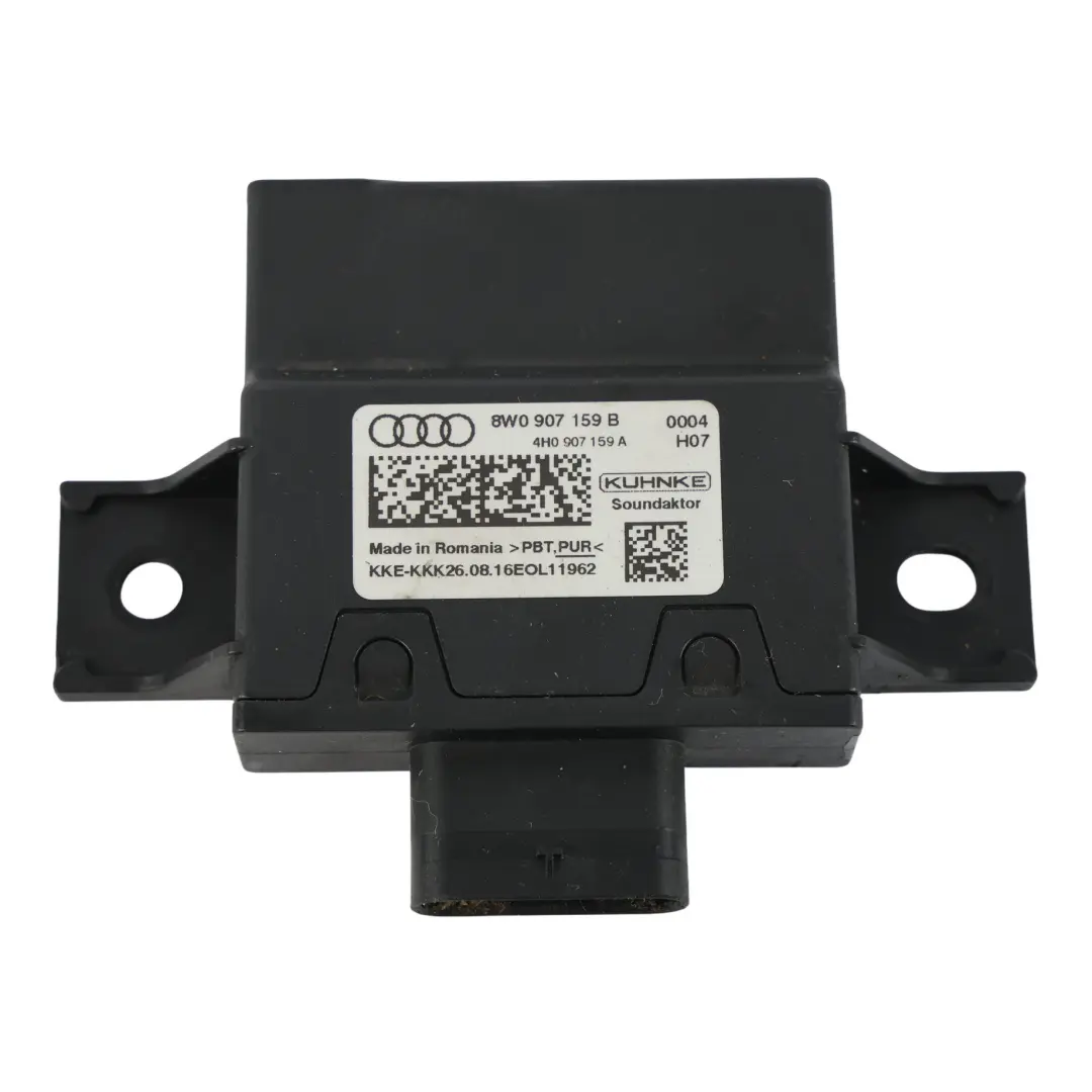 Audi A4 S4 B9 A5 S5 F5 Impact Sound Actuator Control Module Petrol - SKU RHD-8W0907159B - Part number 8W0907159B