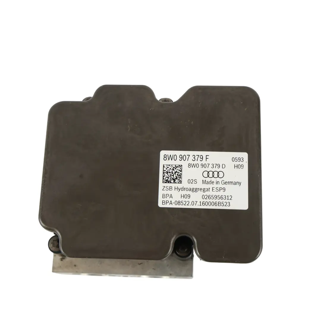 ABS Módulo Control Unidad Hidráulica Bomba 8W0614517J para Audi S5 F5 A4 con número de pieza 8W0907379F Audi S5 F5 A4 ABS Módulo Control Unidad Hidráulica Bomba 8W0614517J - SKU 8W0907379F - Número de pieza 8W0907379F
