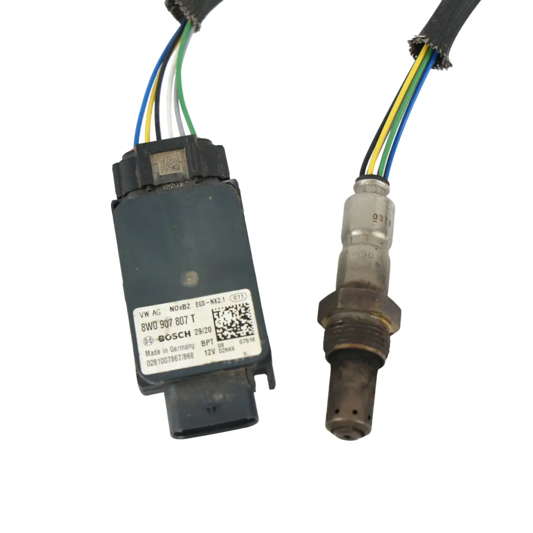 Audi A4 B9 A5 F5 Sensor Temperatura Escape NOX 2.0 TDI Diesel - SKU 8W0907807T - Número de pieza 8W0907807T