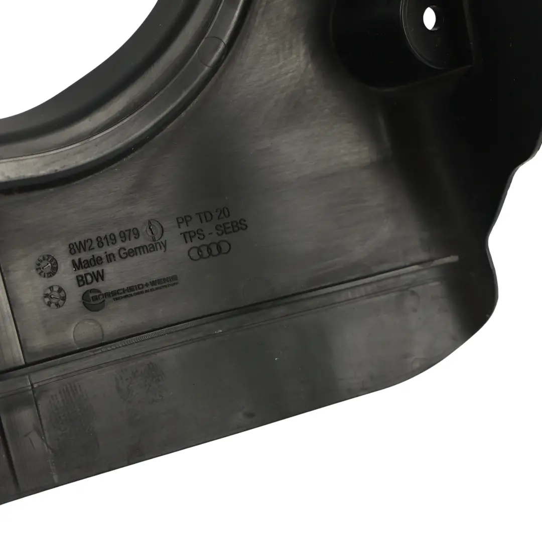 Audi A4 B9 A5 F5 Under Bonnet Rain Channel Cover Trim - SKU RHD-8W2819979A - Part number 8W2819979A