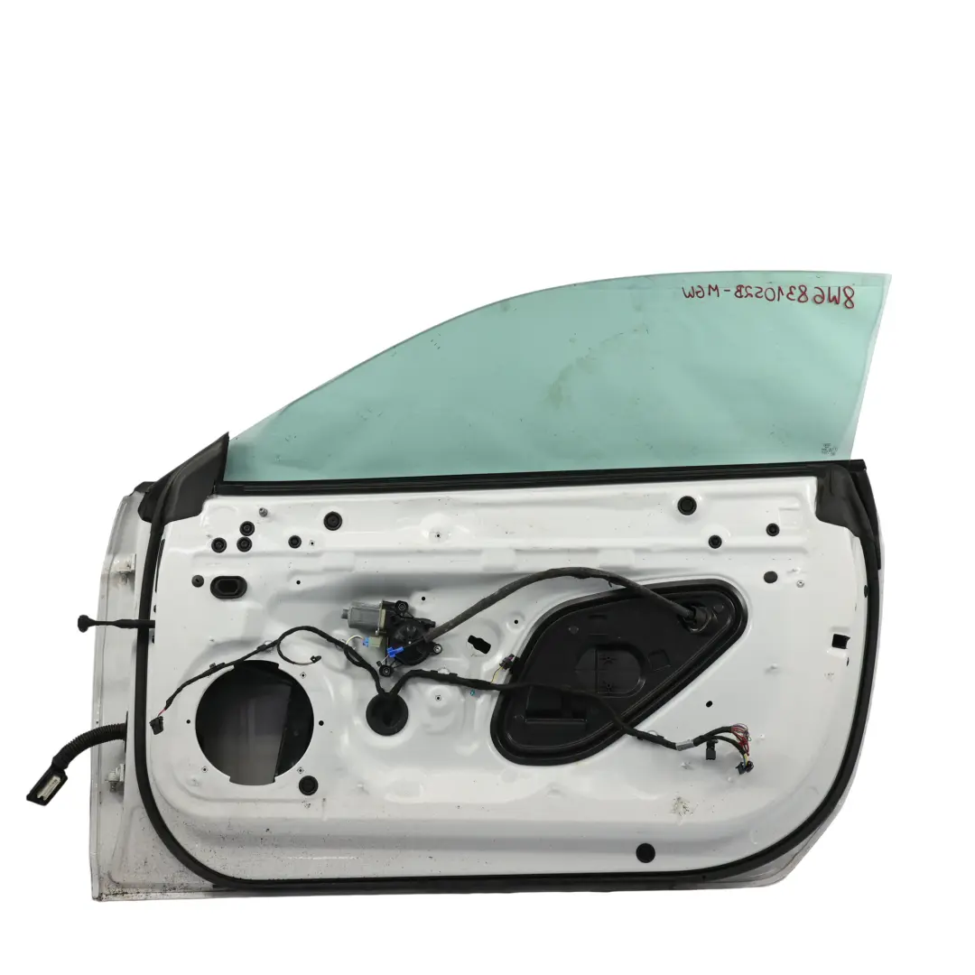 Door Front Right O/S Glacier White Pearl - S9R to Audi A5 F5 Coupe Convertible with Part number 8W6831052B Audi A5 F5 Coupe Convertible Door Front Right O/S Glacier White Pearl - S9R - SKU 8W6831052B-MGW - Part number 8W6831052B