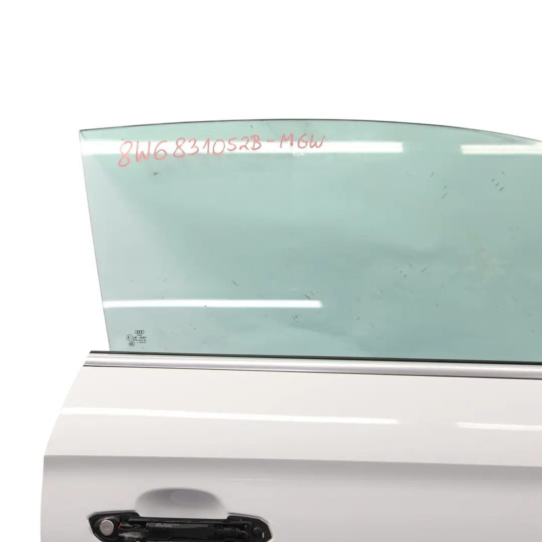 Audi A5 F5 Coupe Convertible Door Front Right O/S Glacier White Pearl - S9R - SKU 8W6831052B-MGW - Part number 8W6831052B