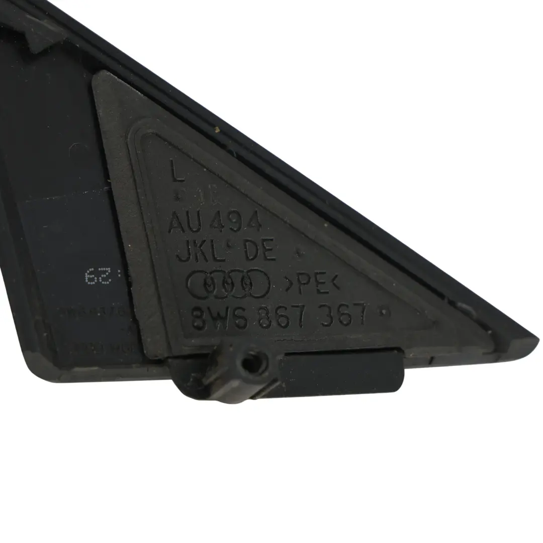 Audi A5 F5 Front Door Corner Triangle Cover Trim Panel Left N/S - SKU 8W6837637A - Part number 8W6837637A