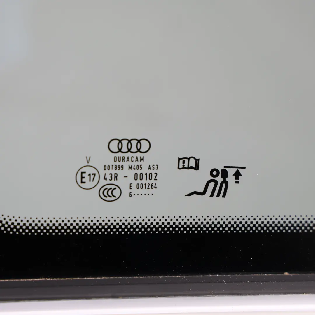 Audi S5 F5 Side Window Glass Tinted Rear Left N/S - SKU 8W6845297H - Part number 8W6845297H
