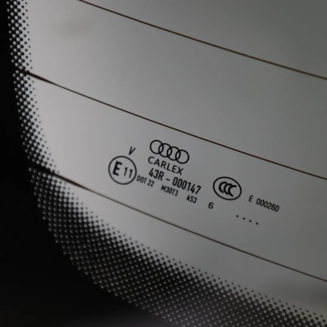 Audi A5 F5 Coupe Rear Window Glass Back Glazing Tinted AS3 - SKU 8W6845501C - Part number 8W6845501C