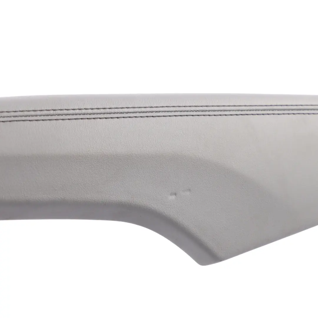 Audi A5 F5 Front Door Card Grab Handle Leather Grey Right O/S - SKU 8W6867174A-2 - Part number 8W6867174A