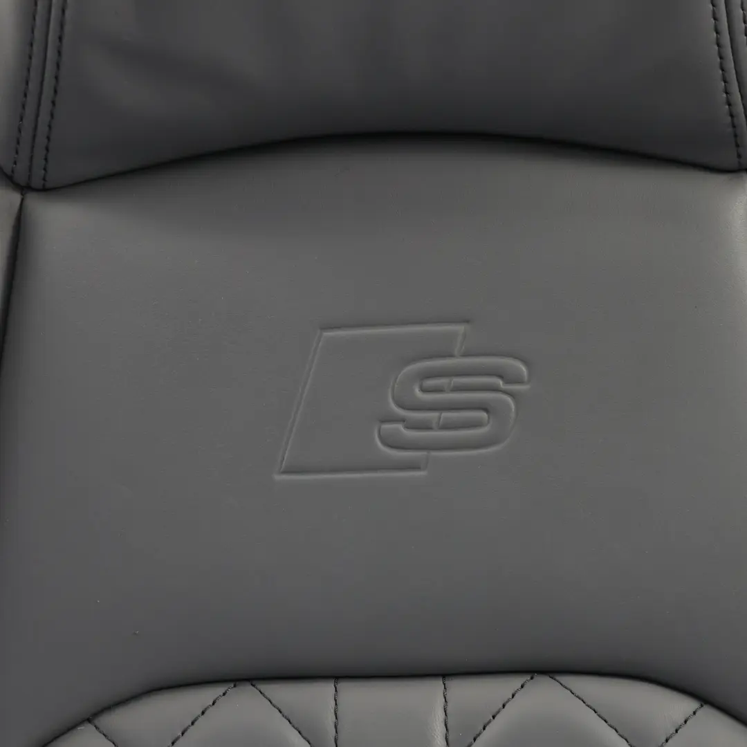 Audi S4 B9 S5 F5 Sport Vordersitz Rückenlehne Beheizt Leder Schwarz Links - SKU 8W6881805BJ-5 - Teilenummer 8W6881805BJ