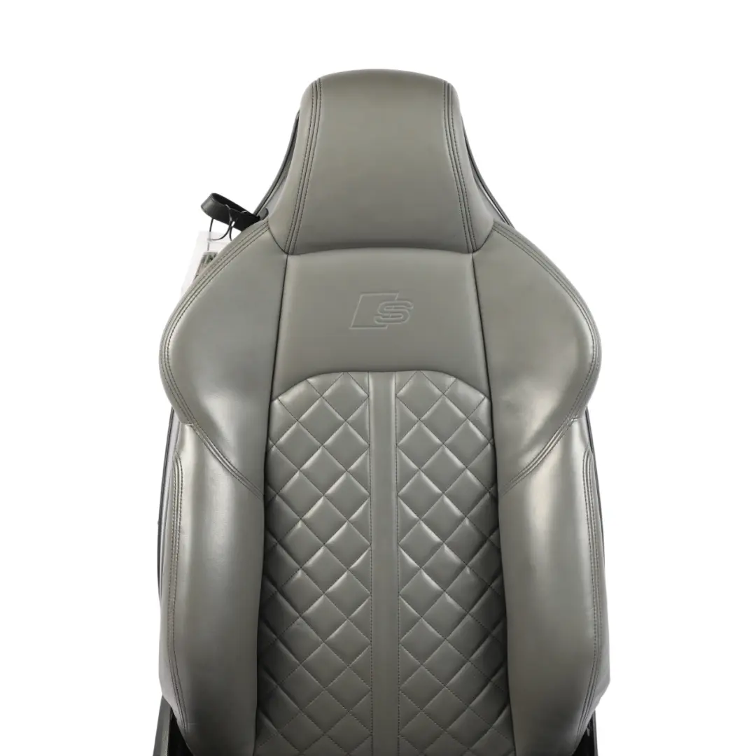 Audi A5 S5 F5 Coupe Front Seat Sport Heated Massage Leather Rotor Grey Right O/S - SKU 8W6881806BJ-5 - Part number 8W6881806BJ