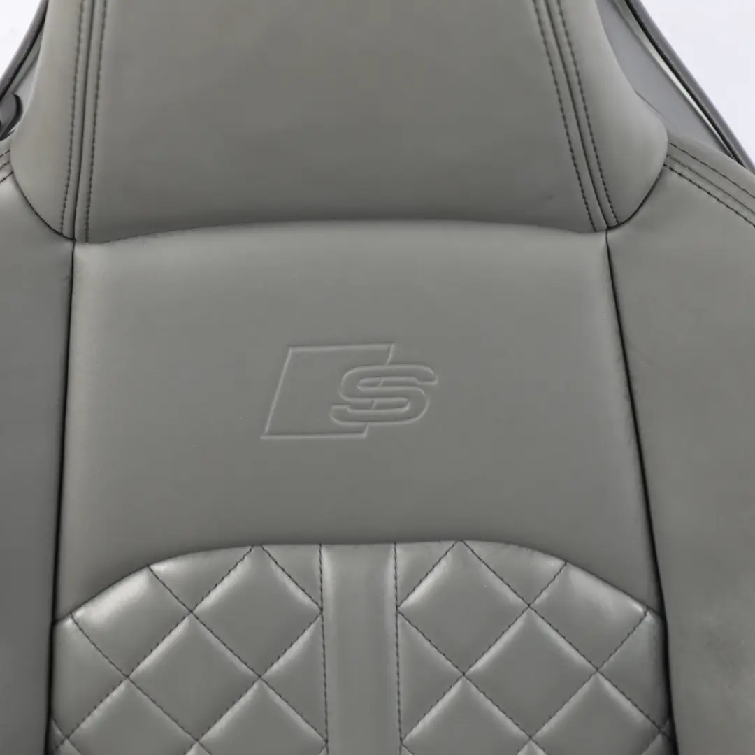Audi A5 S5 F5 Coupe Front Seat Sport Heated Massage Leather Rotor Grey Right O/S - SKU 8W6881806BJ-5 - Part number 8W6881806BJ
