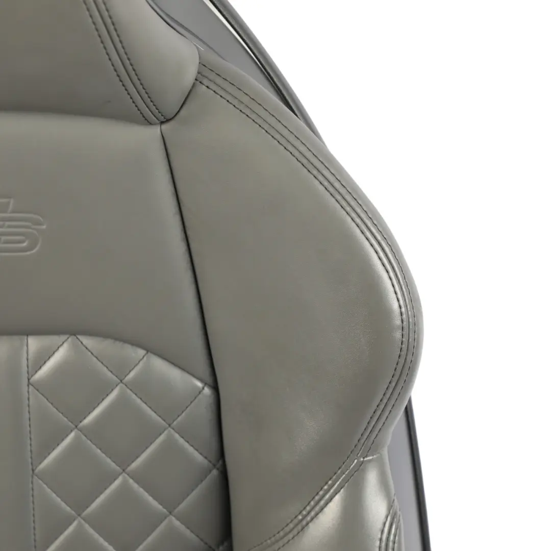 Audi A5 S5 F5 Coupe Front Seat Sport Heated Massage Leather Rotor Grey Right O/S - SKU 8W6881806BJ-5 - Part number 8W6881806BJ