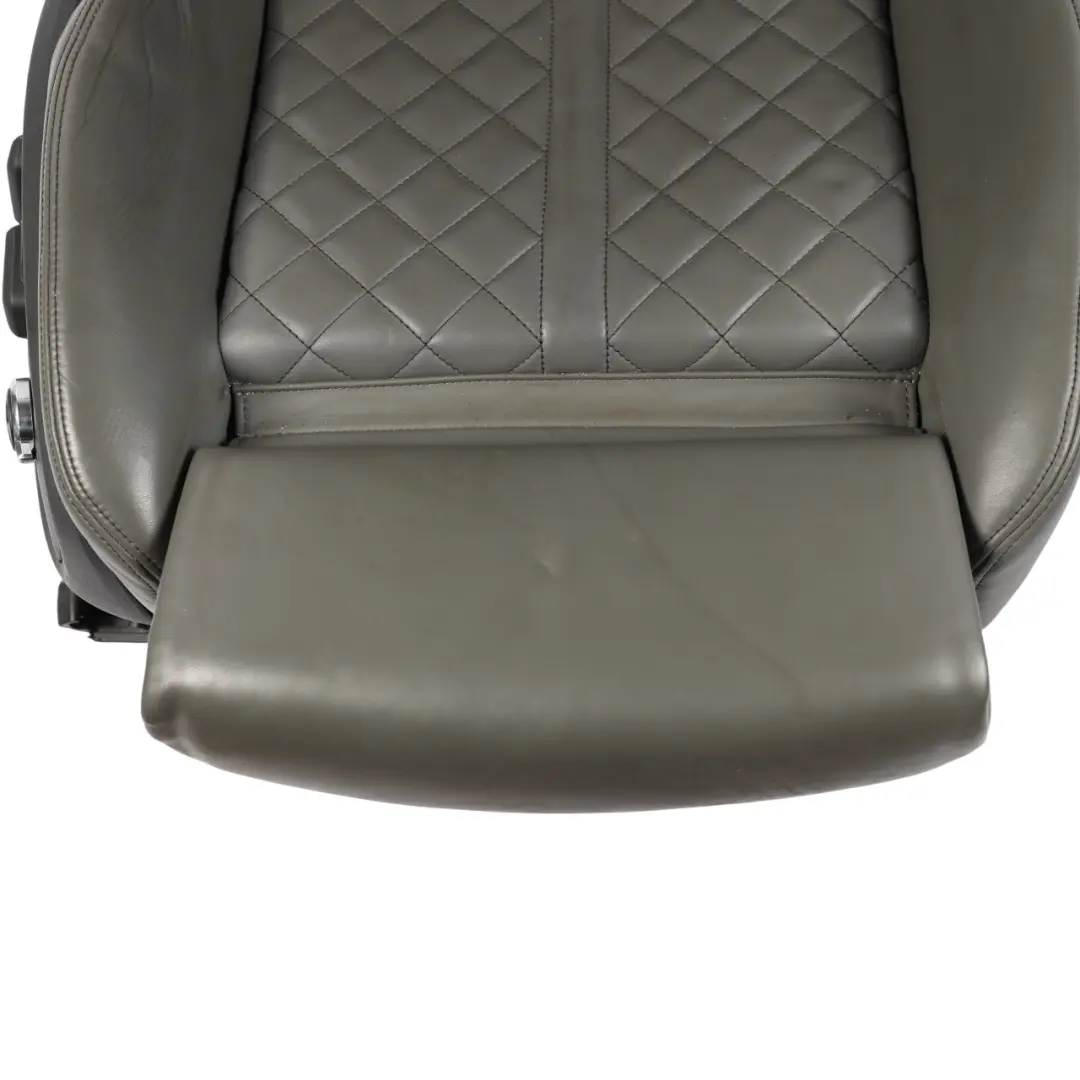 Audi A5 S5 F5 Coupe Front Seat Sport Heated Massage Leather Rotor Grey Right O/S - SKU 8W6881806BJ-5 - Part number 8W6881806BJ