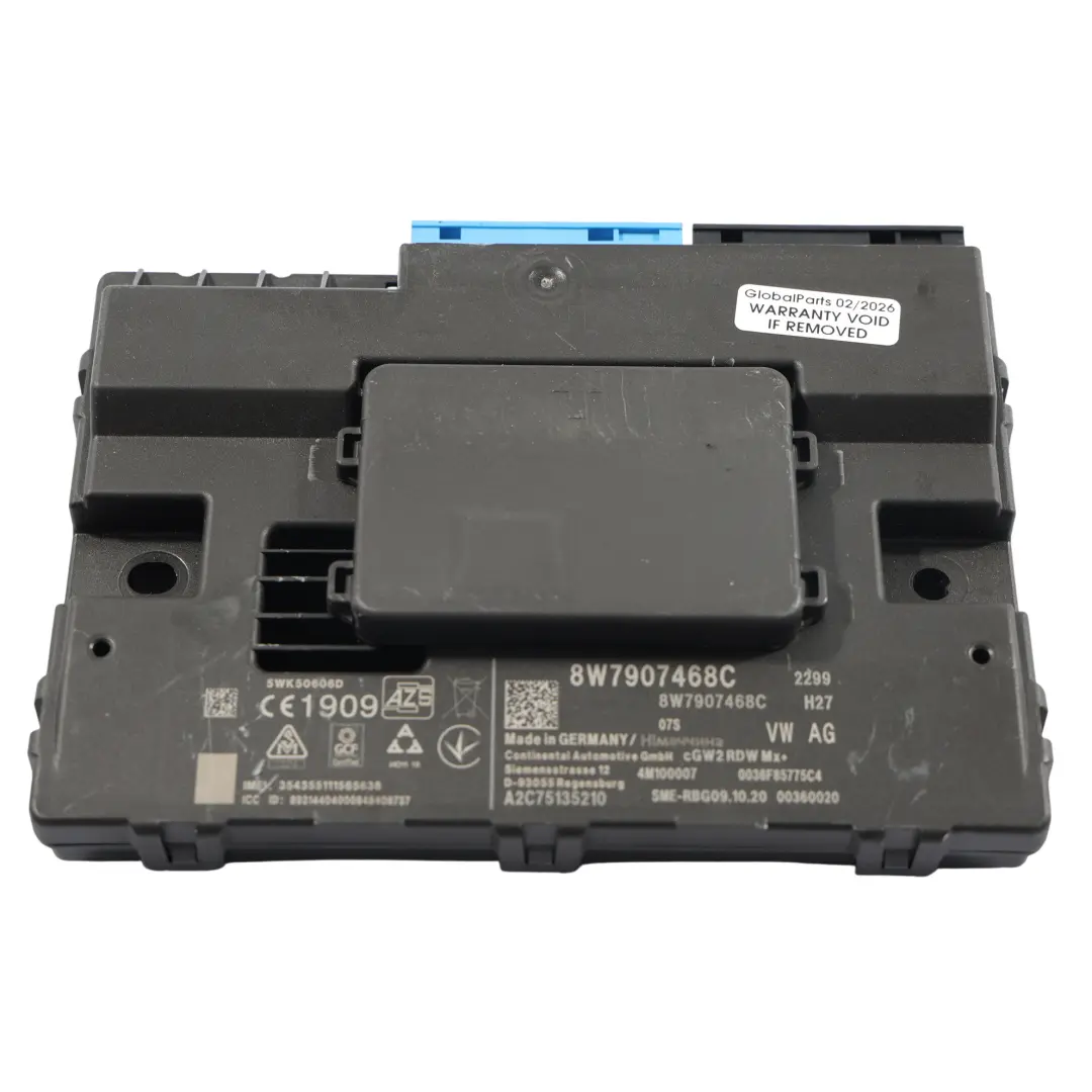 Gateway Modul Steuergerät für Audi A4 B9 A5 S5 F5 mit Teilenummer 8W7907468C Audi A4 B9 A5 S5 F5 Gateway Modul Steuergerät - SKU 8W7907468C - Teilenummer 8W7907468C