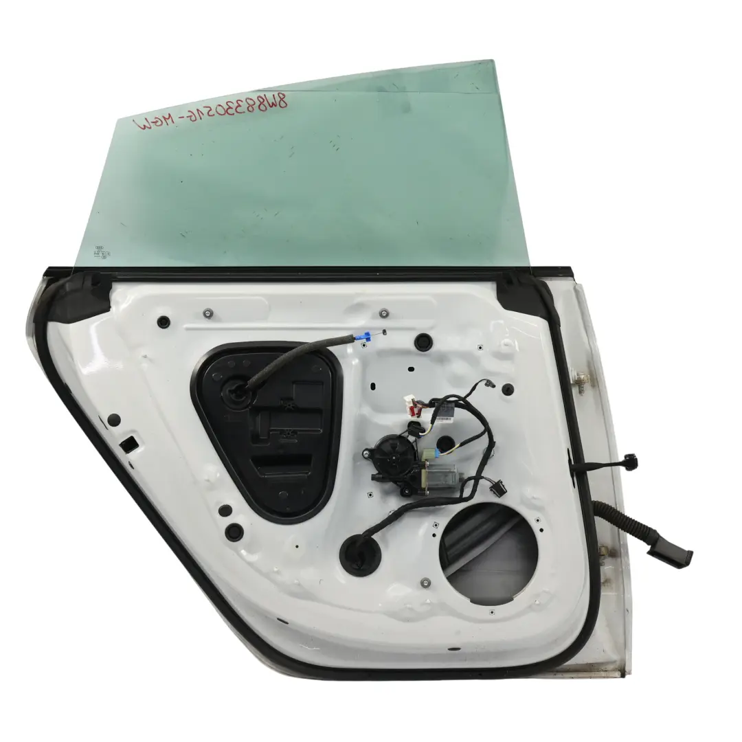 Audi A5 F5 Sportback Tür Hinten Links Glacier White Pearl - S9R - SKU 8W8833051G-MGW - Teilenummer 8W8833051G