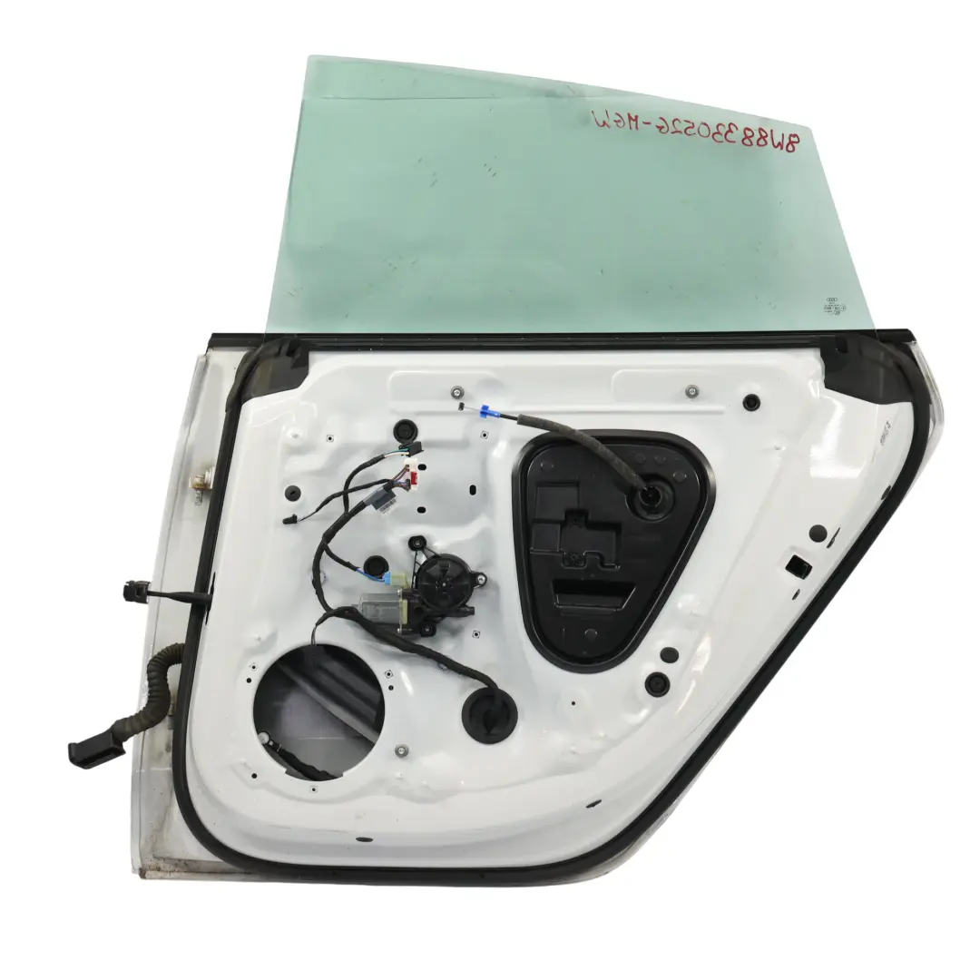 Audi A5 F5 Sportback Door Rear Right O/S Glacier White Pearl - S9R - SKU 8W8833052G-MGW - Part number 8W8833052G