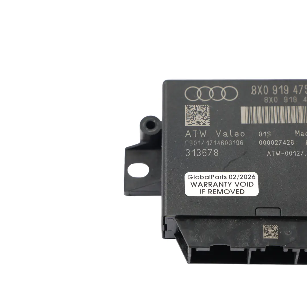 PDC Einpark Hilfe Steuer Gerät ECU für Audi A1 S1 8X mit Teilenummer 8X0919475AL Audi A1 S1 8X PDC Einpark Hilfe Steuer Gerät ECU - SKU 8X0919475AL - Teilenummer 8X0919475AL