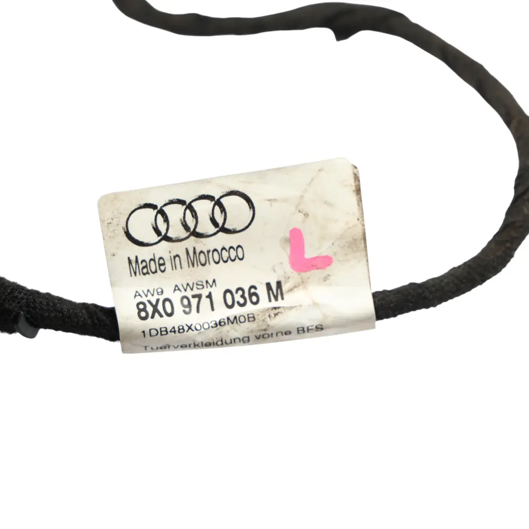 Cablaggio Porta Cavo Loom Anteriore Lato Passeggero 8X0971036M per Audi A1 8X con numero di parte 8X0971036N Audi A1 8X Cablaggio Porta Cavo Loom Anteriore Lato Passeggero 8X0971036M - SKU 8X0971036N - Numero di parte 8X0971036N
