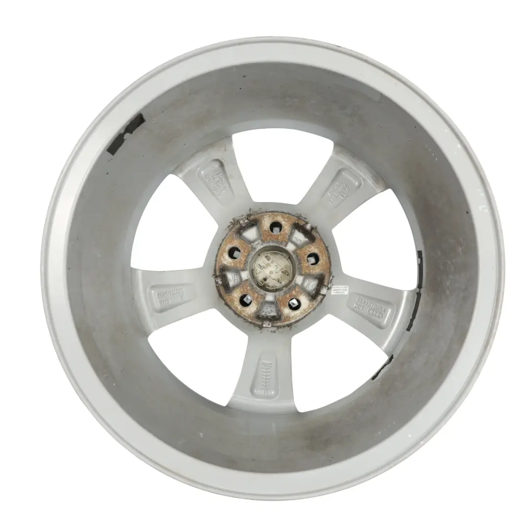  Llanta de aleación plateada Audi A1 8X 16" 7J ET:34 Estrella Spoke - SKU 8XA601025A-1 - Número de pieza 8XA601025A