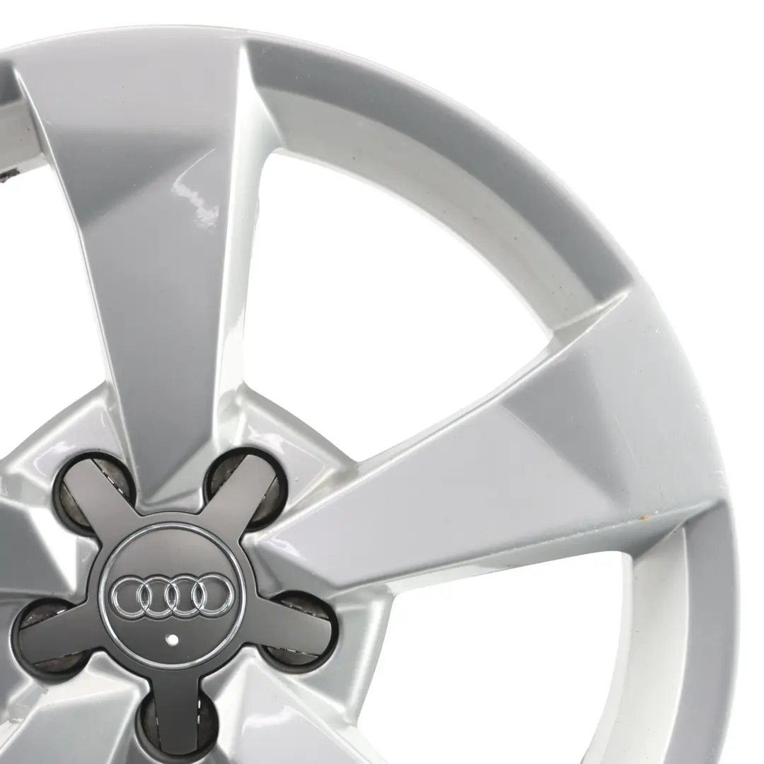 Audi A1 8X Wheel Rim Alloy Silver 16" 7J ET:34 Star Spoke - SKU 8XA601025A-3 - Part number 8XA601025A